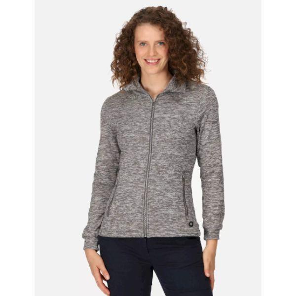 Regatta Azaelia F/Z Womens Fleece Dark Grey Marl