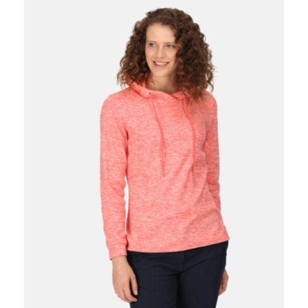 Regatta Azaelia Hoody Womens Fleece Peach Blue Marl