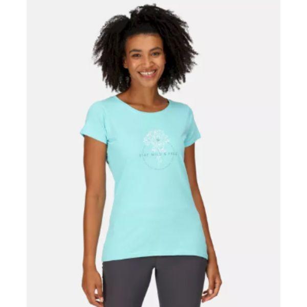 Regatta Breezed Iii Womens T-Shirts/Polos/Vests Amazonite