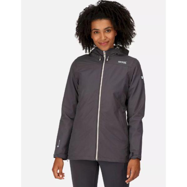 Regatta Hamara Iii Womens Jacket Waterproof Shell Seal Grey