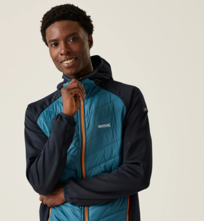 Regatta Arec Iii Mens Softshell Moroccan Blue Navy/Fox