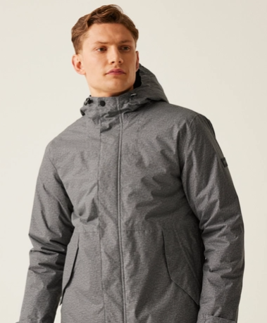 Regatta Sterlings Iv Mens Waterproof Insulated Mineral Grey Marl