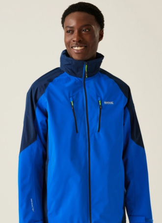 Regatta Calderdale V Mens Waterproof Shell Olympian Blue/Navy