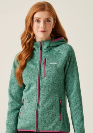 Regatta Wms Hood Newhill Womens Fleece Dusty Green