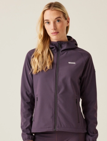 Regatta Wmns Arec Iii Womens Softshell Deep Plum