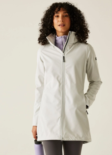 Regatta Carisbrooke Ladies Soft Shell Jacket Oyster Mushroom Wisteria