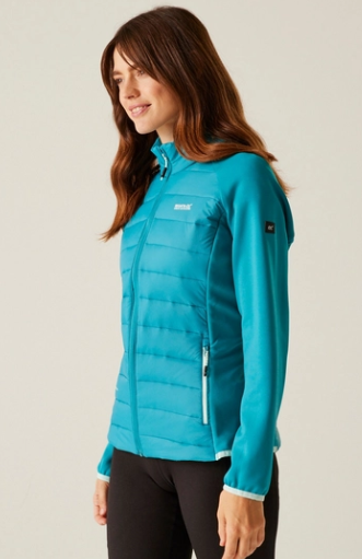 Regatta Clumber V Hybrid Ladies Jacket Exotic Plume Icy Morning