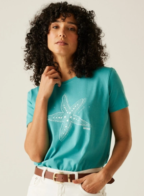 Regatta Filandra IX Ladies T-Shirt Turquoise