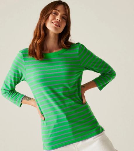Regatta Baylette Tee Ladies T-Shirt Island Green