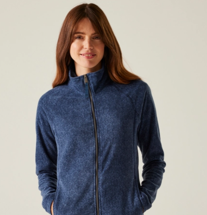 Regatta Mayse Hoody Ladies Fleece Navy Marl