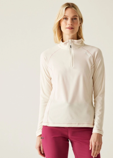 Regatta Montes Ladies Fleece Light Vanilla White