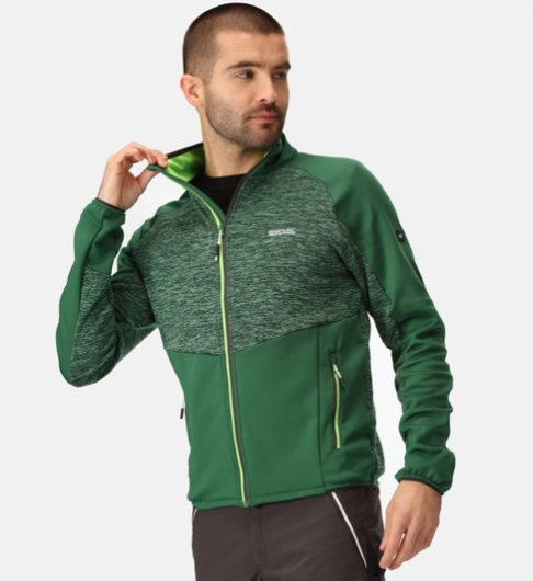 Regatta Coladane V Mens Fleece Eden/Jasmine Green
