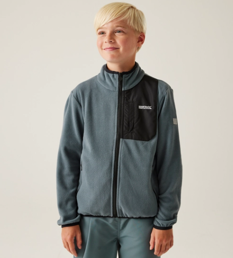 Regatta Junior Frankie Full Zip Fleece Stormy Weather
