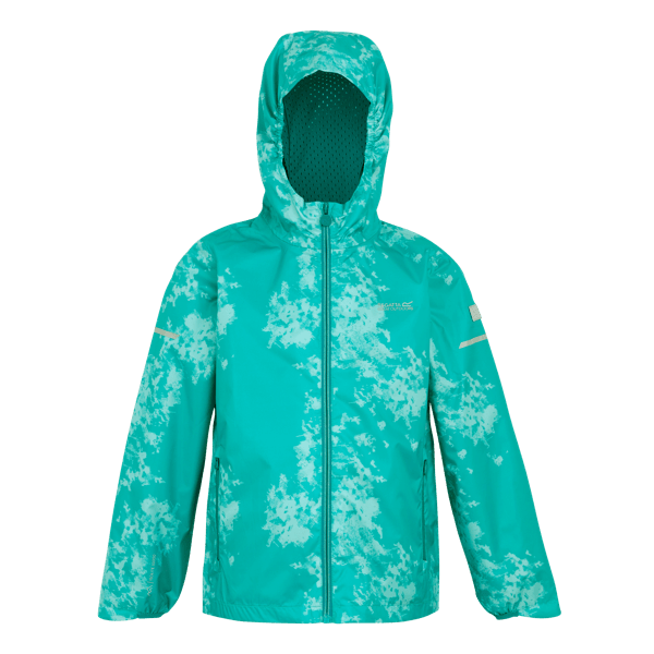Regatta Junior Printed Lever Jacket Icy Moon/ Arabian Blue