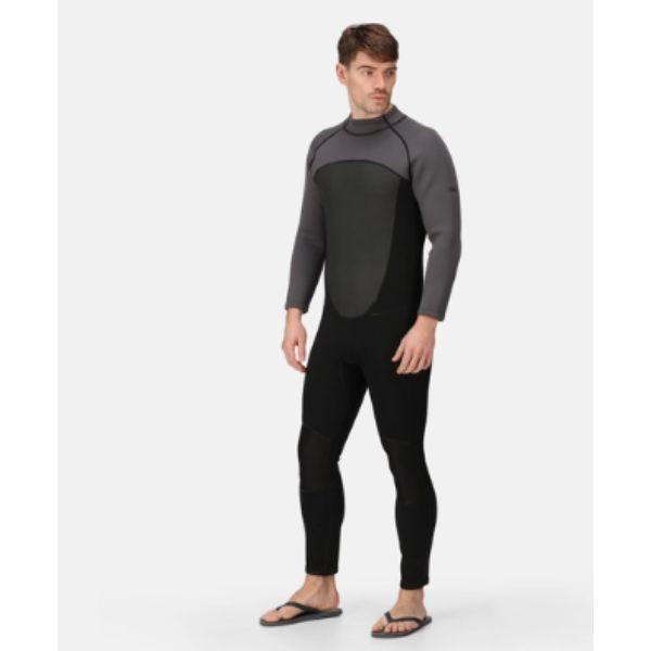 Regatta Full Wetsuit Black/Dark Grey
