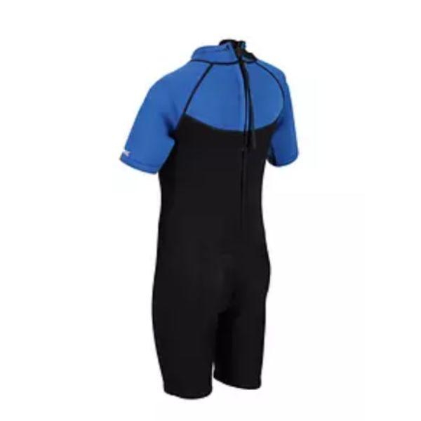 Regatta Junior Shorty Wetsuit Black/Nautical Blue