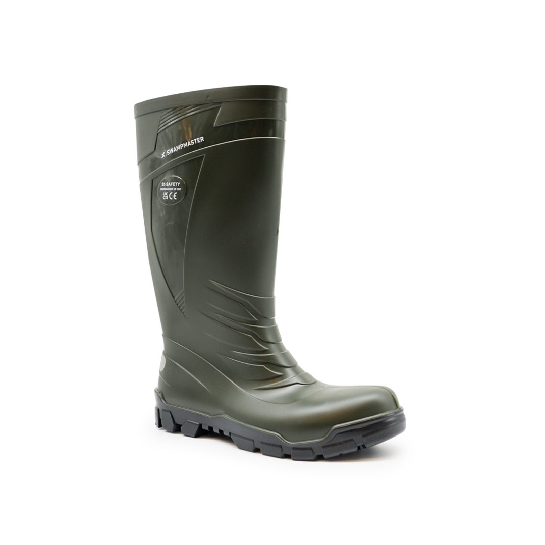 Swampmaster Titan S5 Safety PVC Wellington Black