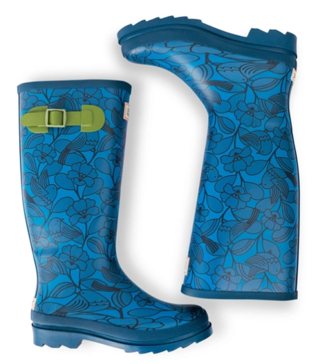 Regatta Orla Kiely Womens Hi Welly Birdy Blue