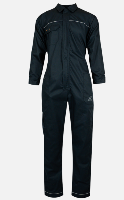 Xpert Core Zip-Front Coverall Navy