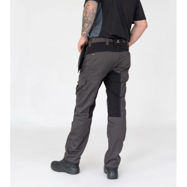 Xpert Pro Stretch+ Work Trouser Grey/Black