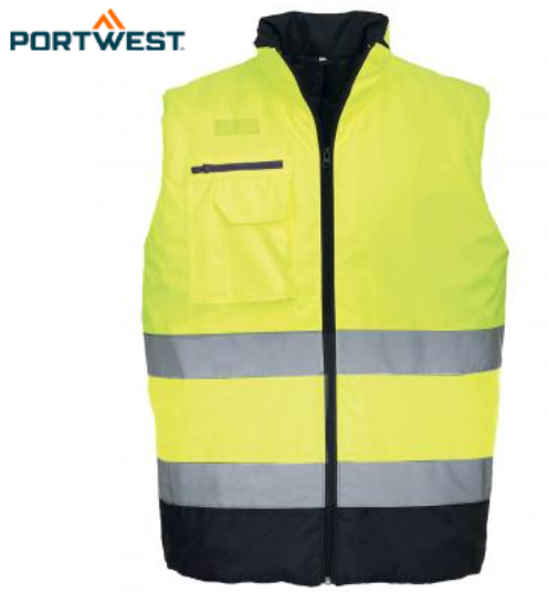 Portwest Hi-Vis Two Tone Bodywarmer