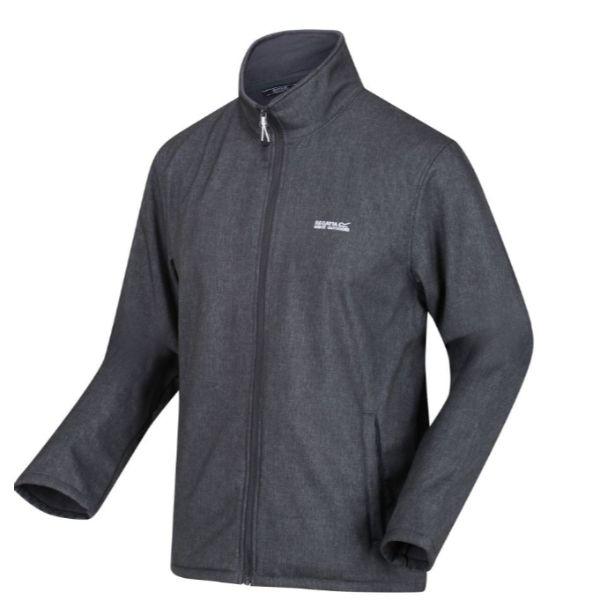 Regatta Cera V Mens Soft Shell Seal Grey Marl