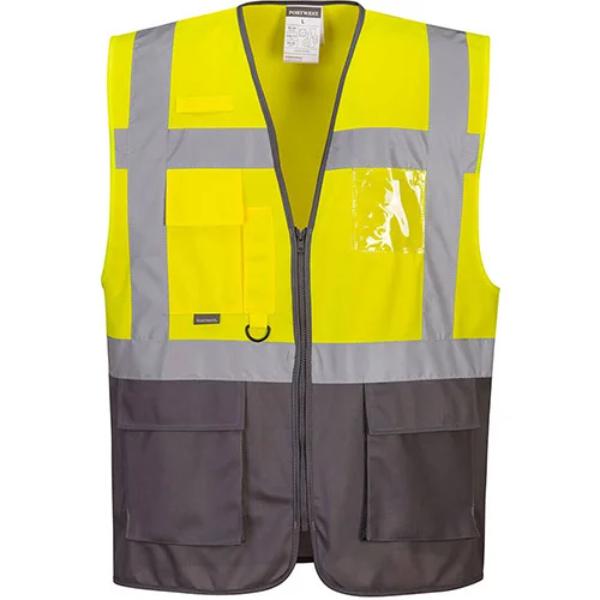 Portwest Warsaw Executive Vest Yellow /Black