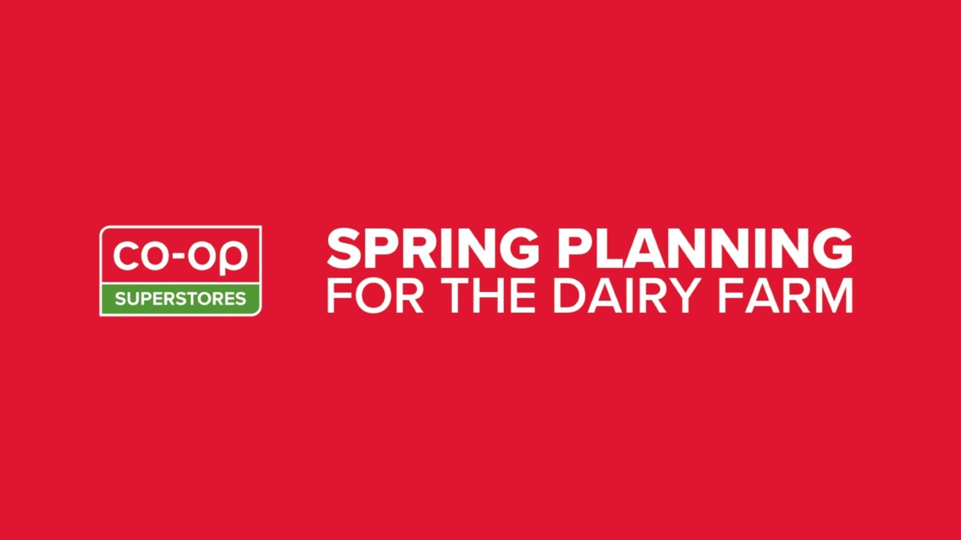 Spring Planning Events