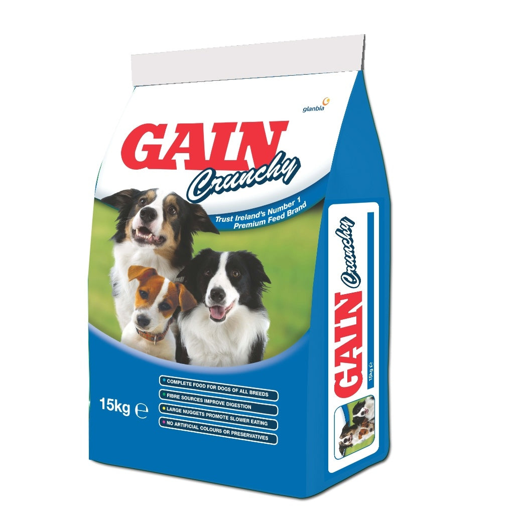 Gain Crunchy Dog Food 15Kg