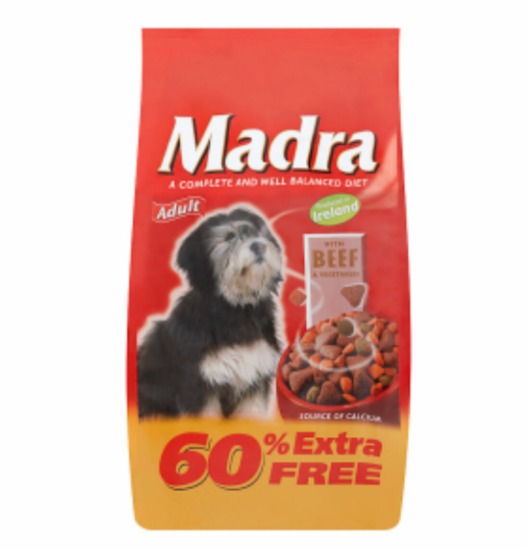 Madra Beef &amp; Veg 2.5kg + 60% Extra Free