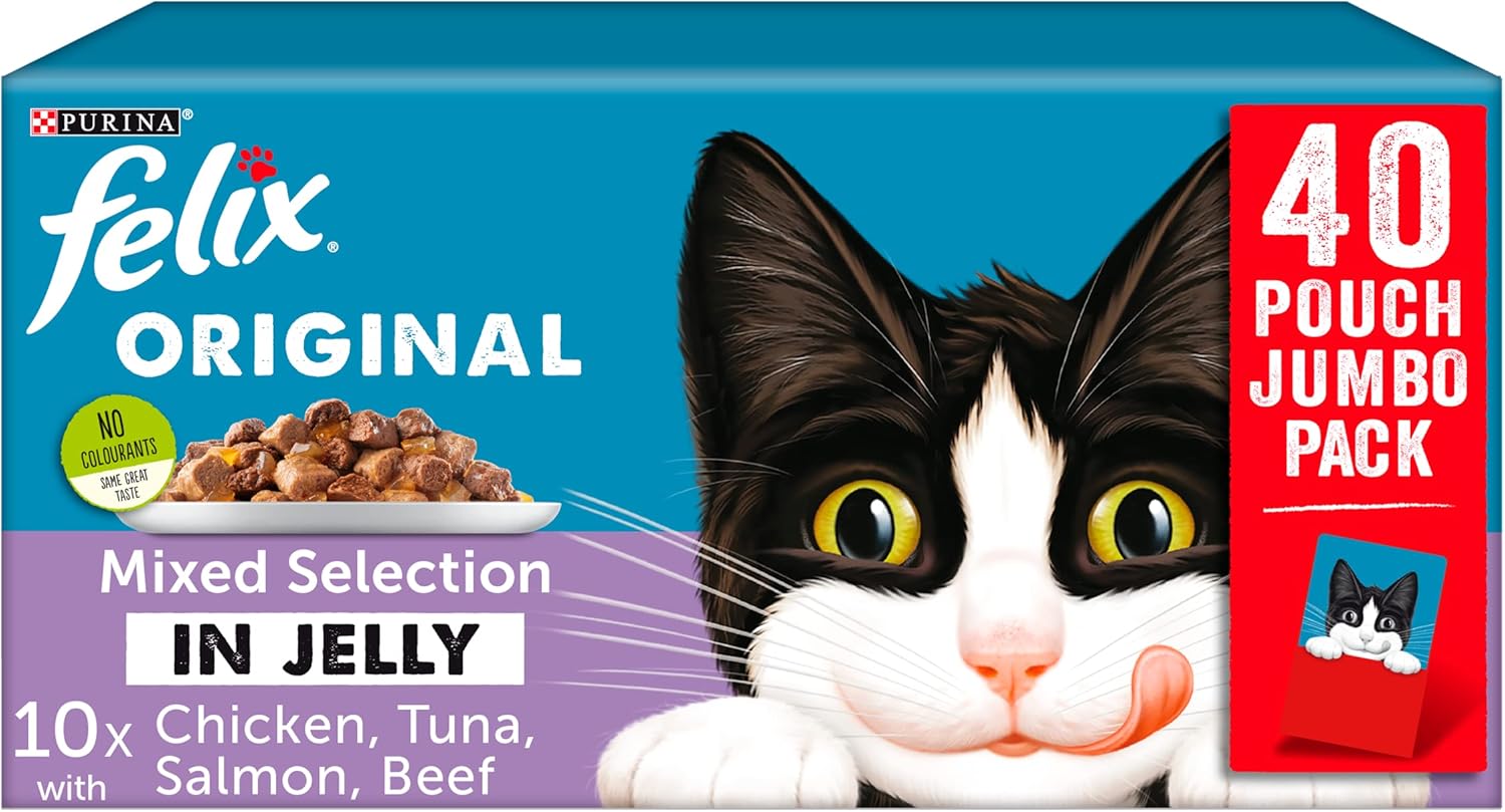 Felix Mixed Cat Food 85g - 40 Pack
