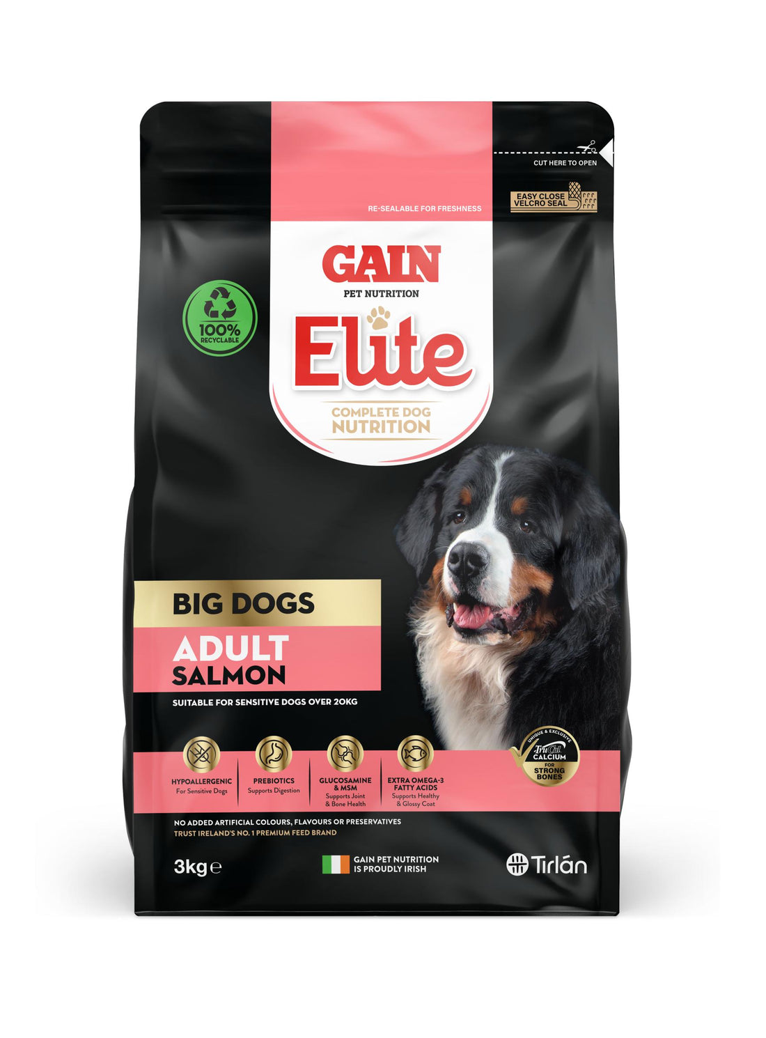 Gain Elite Big Dog Adult - Salmon