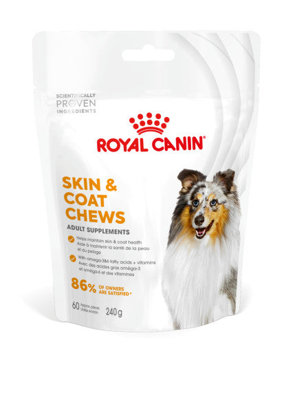 Royal Canin Dog Supplement for Skin &amp; Coat Soft Chews 240g