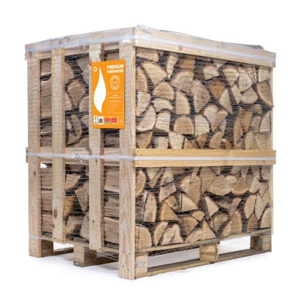 Premium Oak Log 25cm Crate 1m