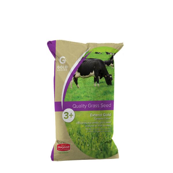 Gold Assure No.3 +EXTEND Gold Grass Seed - Acre Pack With Clover