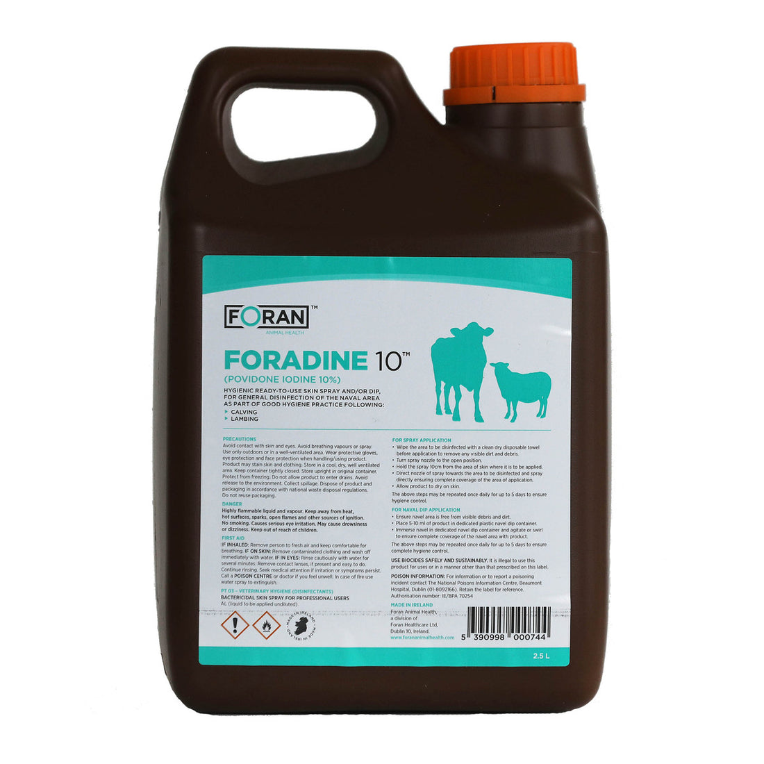 Foradine 10% Strong Iodine 2.5L