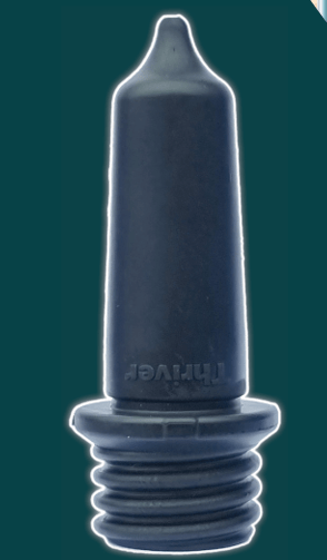 Thriver Calf Teat Screw in - Black