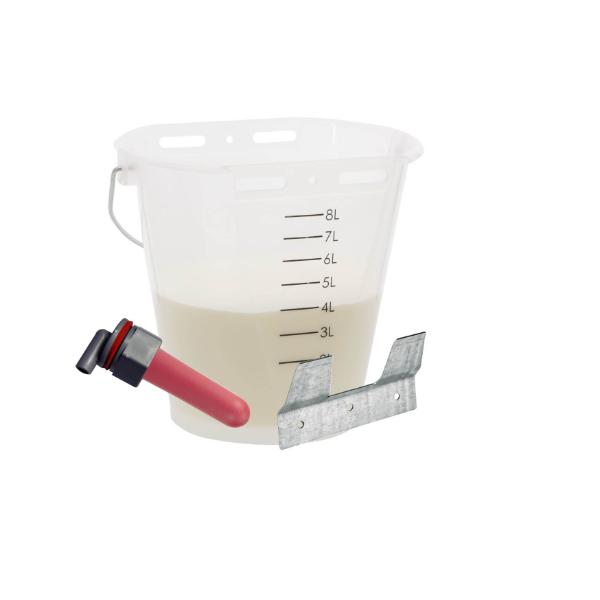 Calf Feeder Bucket With Bracket &amp; Teat