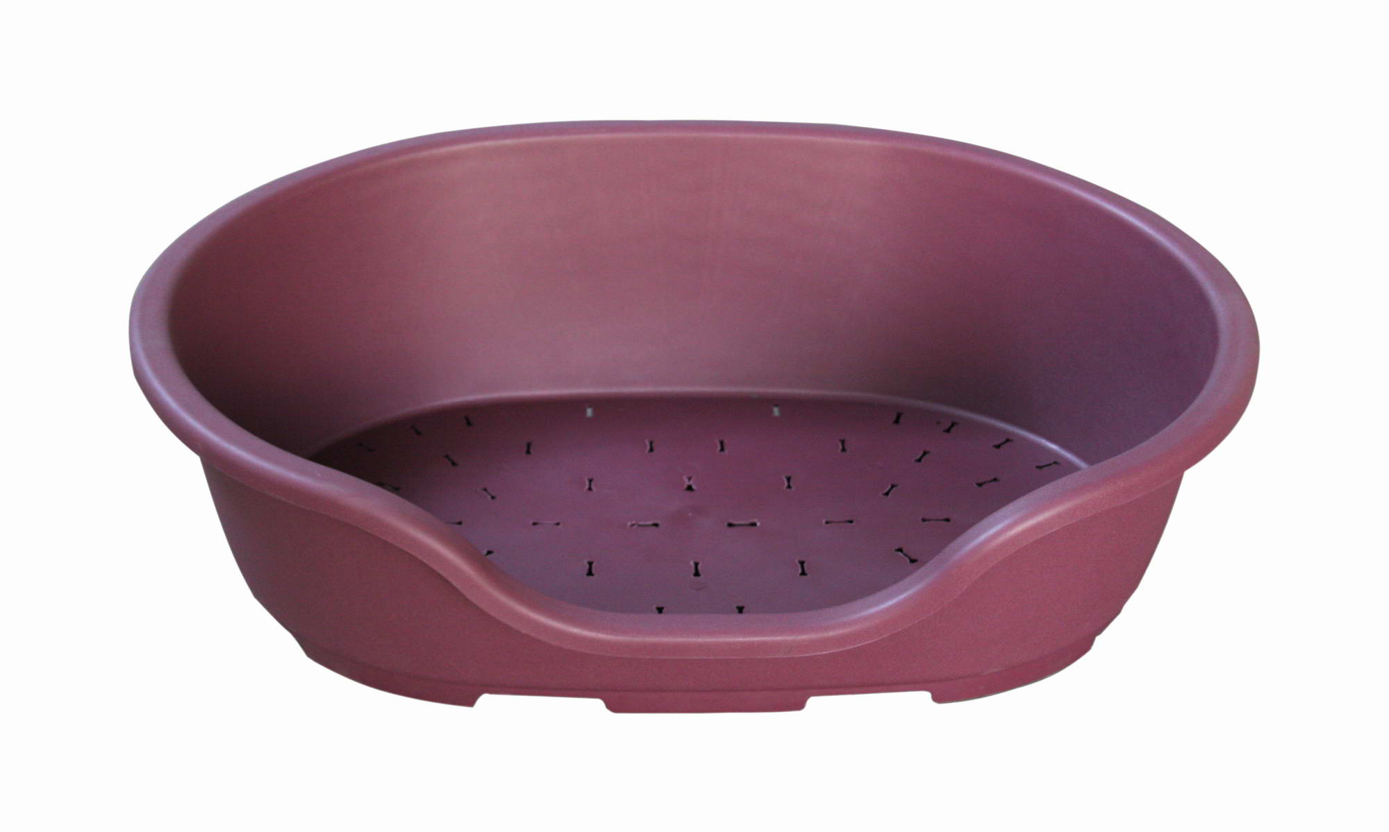 Chanelle Plastic Pet Bed Cranberry