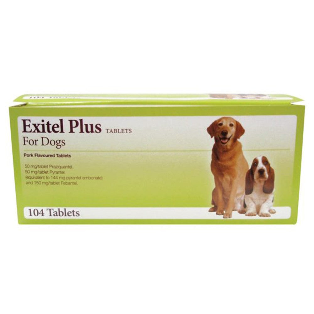 EXITEL PLUS WORMING DOG FLAV TABLET