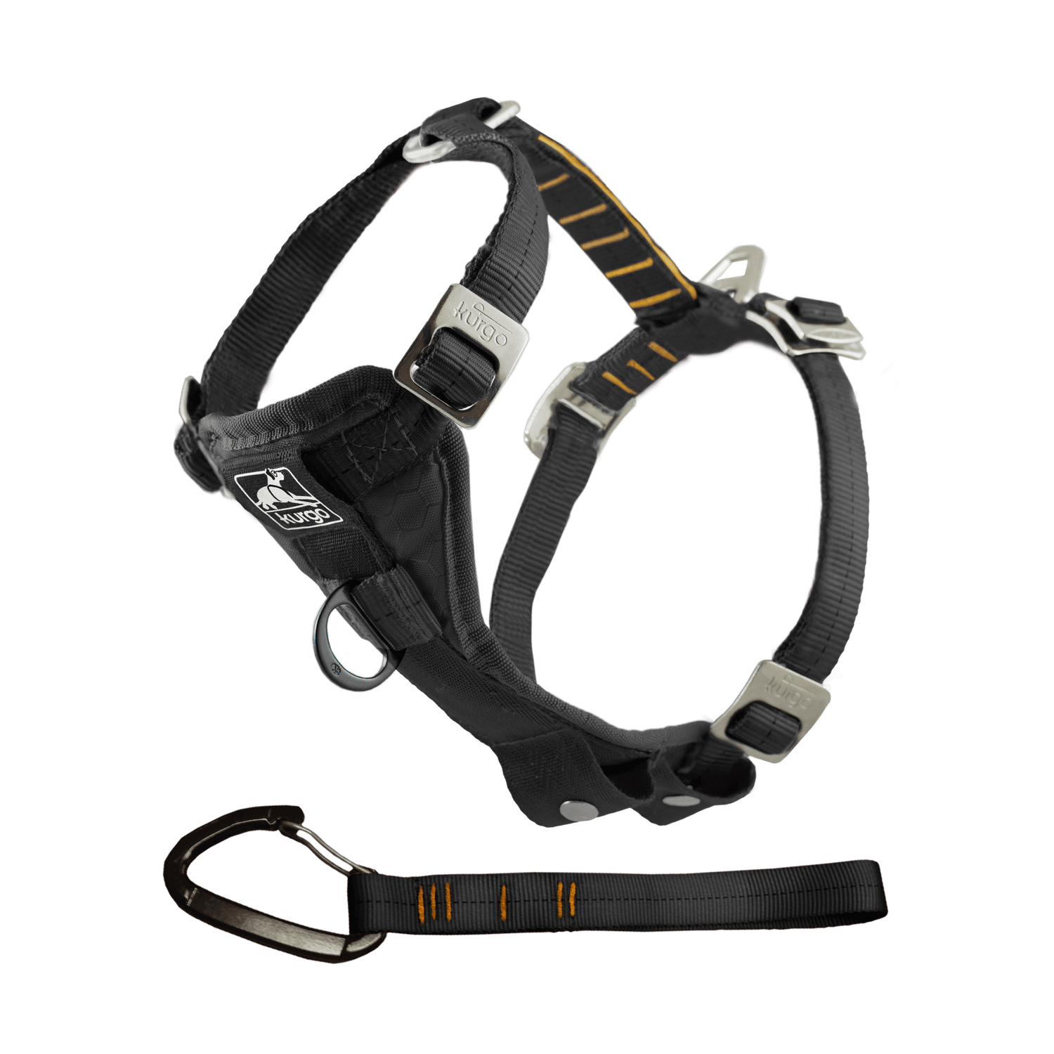 Kurgo Enhanced Strength Tru-Fit Smart Harness - Black, Small
