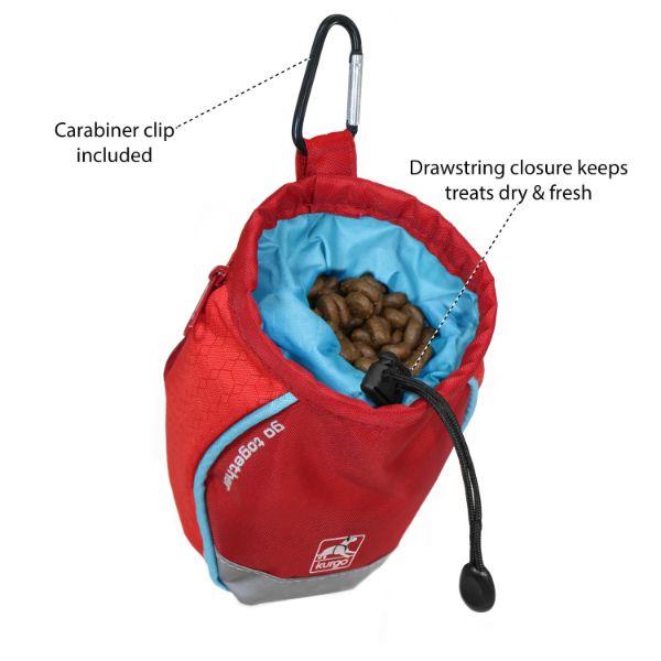 Kurgo Go Stuff It Treat Bag - Blue