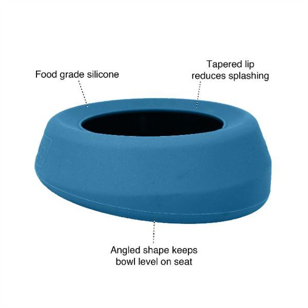 Kurgo Splash Free Bowl - Blue