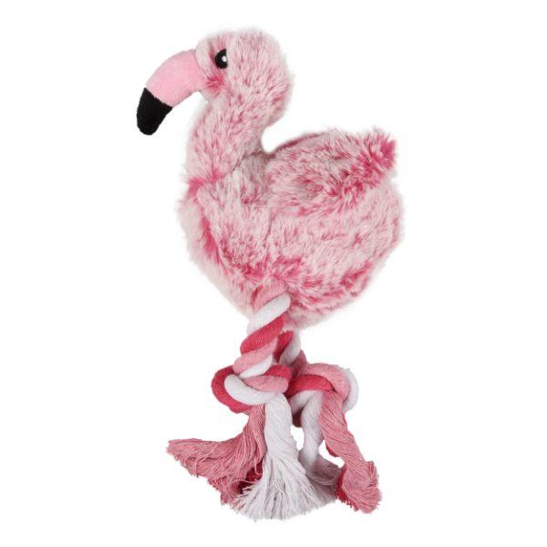 Plush Andes Flamingo Pink Dog Toy 25cm