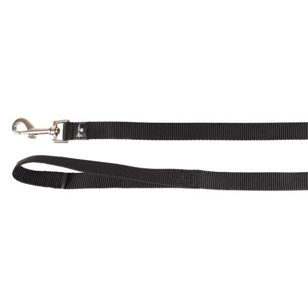 Flamingo Leash Ziggi Black 130cm 20mm