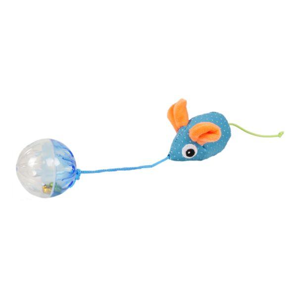 Flamingo Cat Toy - Mouse+Ball Rio 6.5cm