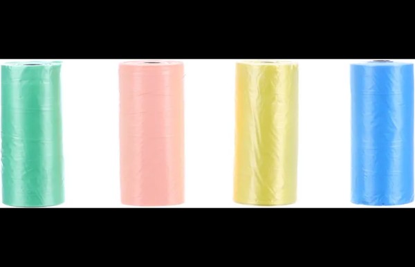 Flamingo Poop Bags Bio Mix Display 4X15Pcs