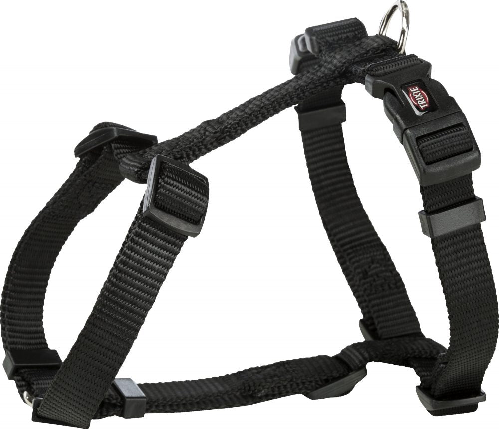Premium Harness Black L-XL 75-100cmx25mm- Dog
