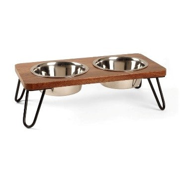Double Diner Stainless Steel Dog Bowls