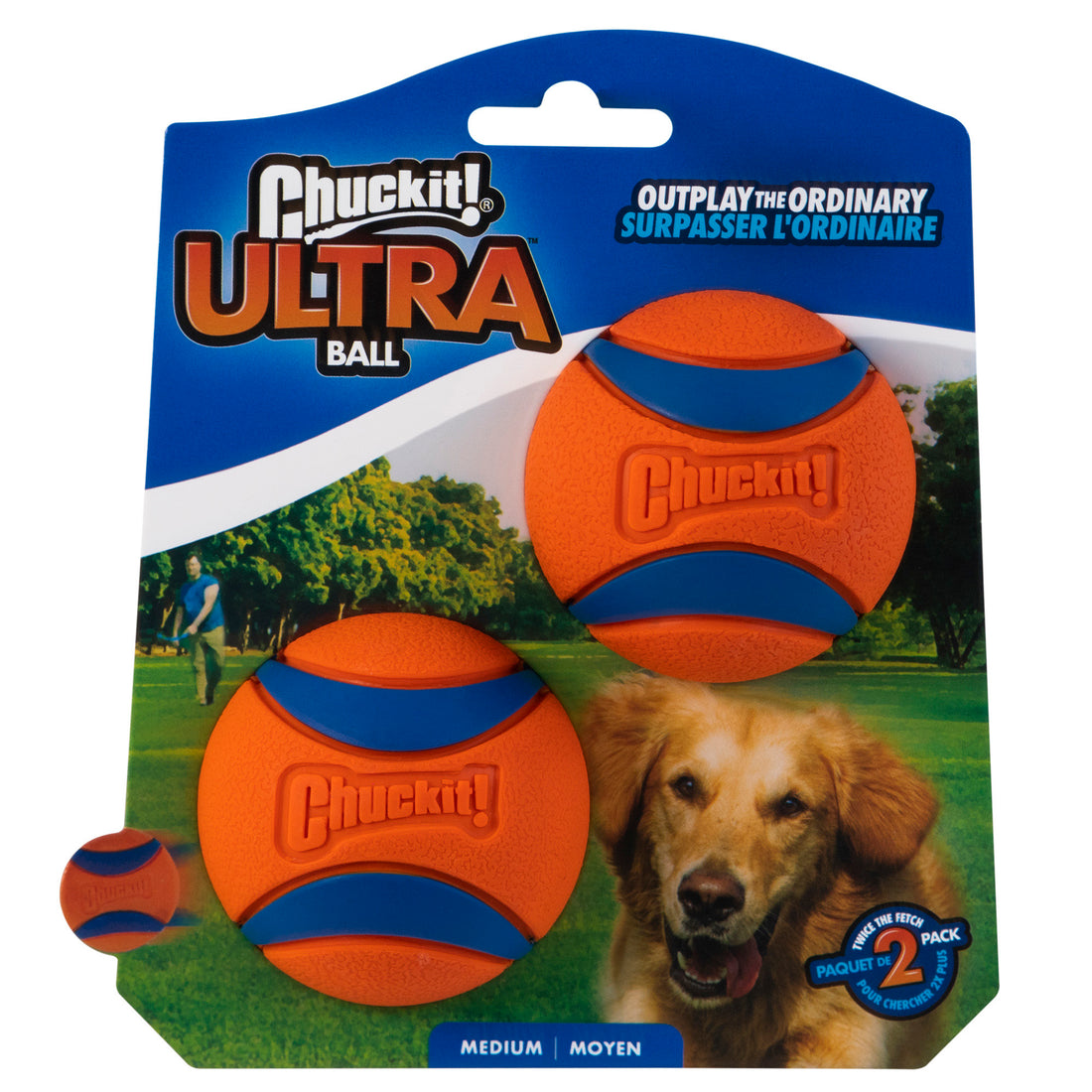 Chuck IT! Ultra Ball 2 pack Medium